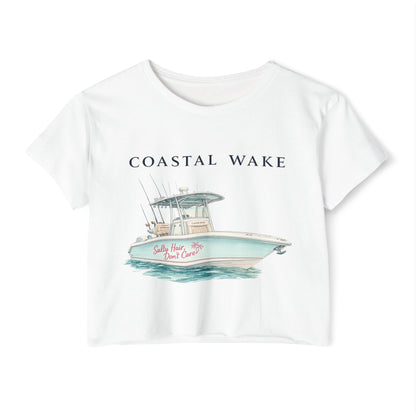 Salty Hair - Don't Care Crop Top
