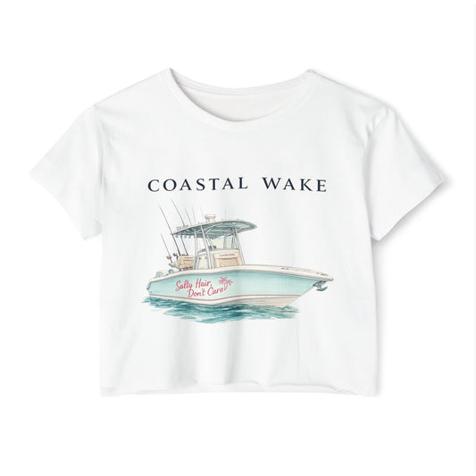 Salty Hair - Don't Care Crop Top