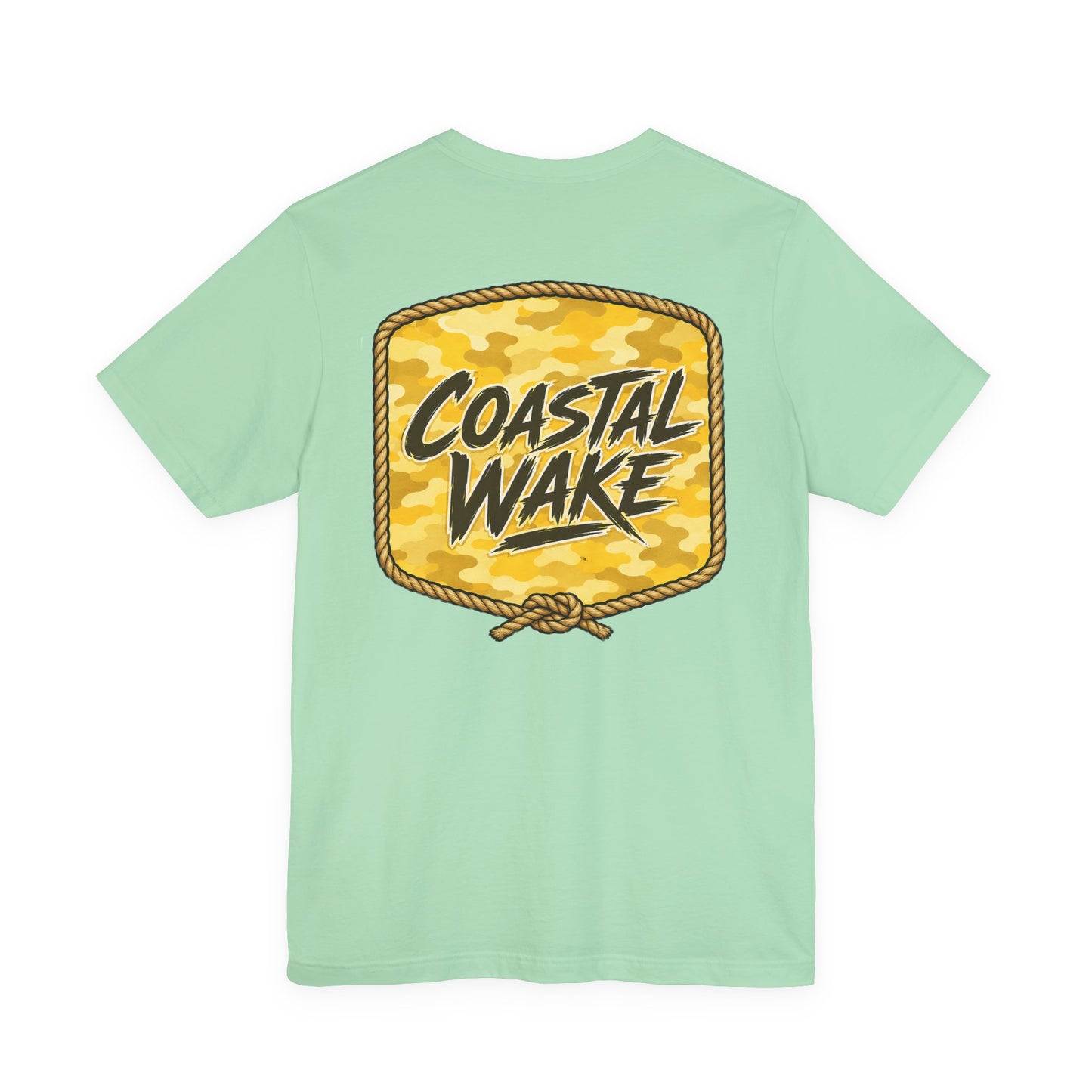 Coastal Wake Yellow Camo Tee