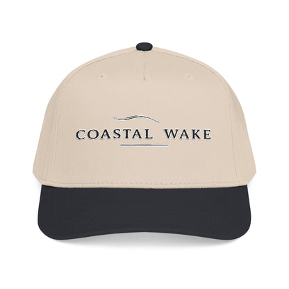 Coastal Wakes Baseball Cap — Simple Logo Mid‑Profile Hat