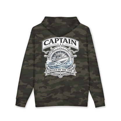 Captain Hoodie - 'Driven by the Tide' Nautical Captain Pullover